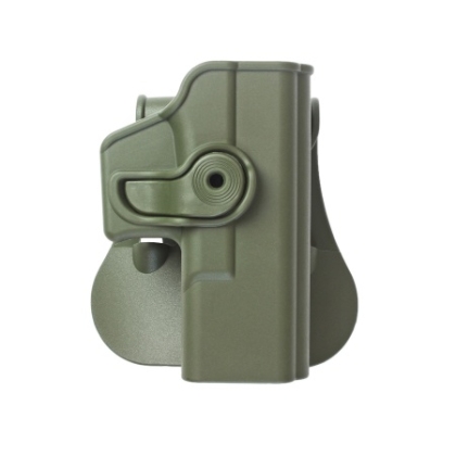 IMI DEFENSE Kabura Retention Paddle Level 2 do Glock 19/23/25/28/32 – Praworęczna Black/Desert Tan/OD Green